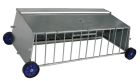 Lamb Creep Shelter Feeder 8'L Single Sided on 4 Wheels