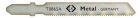 Jigsaw Blades CK T0865A Pack of 5 for Metal 75mm Total Length