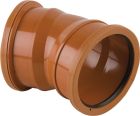 110mm Bend 22.5° - Double Socket (for 110mm Underground Drainage Pipe)