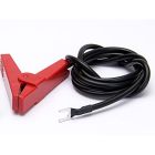 Hotline Fence Lead c/w Red Croc Clip & Ring Terminal