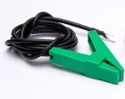 Hotline Earth Lead c/w Green Croc Clip & Ring Terminal