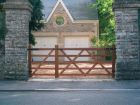 Five Bar Iroko Hardwood Gates