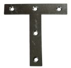 Tee Plate BZP 4"