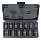 Jefferson Impact Socket Set, 13 Piece, ½" Drive