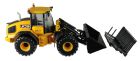 Britains JCB 419S Loader With Bucket & Silage Fork, Scale: 1:32