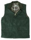 Wax Padded Waistcoat | Olive - Hoggs of Fife