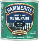 Hammerite Black Paint - Satin Finish