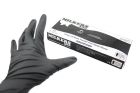 Milkers 300 Long Cuff Black Disposable Gloves - Powder Free