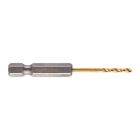 MILWAUKEE RED HEX SHOCKWAVE HSS-G TI DRILL BIT