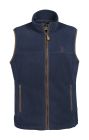 Navy Scotland Fleece Gilet - Percussion 