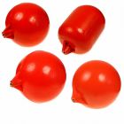 Plastic Ball Floats with Brass Threaded Inserts for Ball Valves