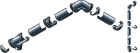 PVC Gutter and Downpipe 112mm/68mm