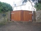 Stafford Entrance Gates Softwood