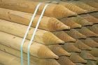 5'6" x 3.5" Machine-Rounded Pointed Fence Stake – UC4 Treated (15-Year Warranty)