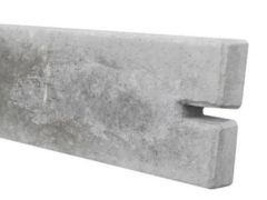 Concrete Gravel Board For Recessed Posts 3.0m x 150mm with Smooth Face