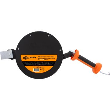 Gallagher Retractable Auto Reel White 15m Tape Gate