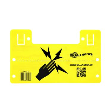 Gallagher Electric Fence Warning Sign