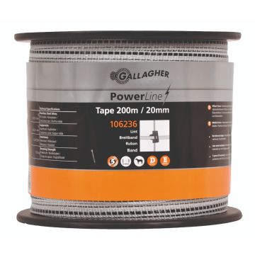 Powerline Tape White 200m