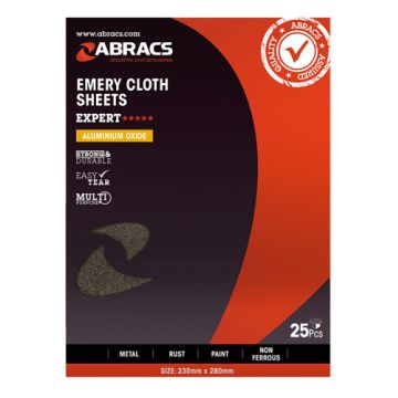 Emery Sheets 60 Grit Each 230mm x 280mm