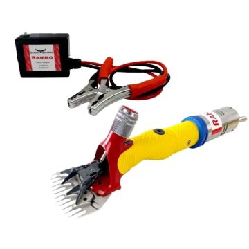HORNER RAMBO COMBO SHEARING MACHINE, DUAL VOLTAGE, 12V OR 240V, WITH CARRY CASE