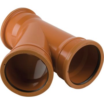 110mm Branch 45° - Tripple Socket (for 110mm Underground Drainage Pipe)