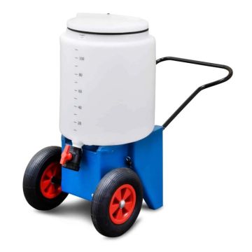 WYDALE MILK TROLLEY 110LTR TWO WHEEL MKT1   