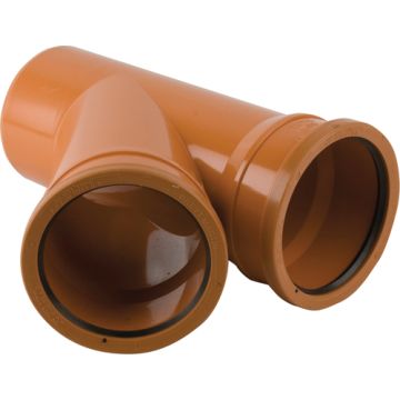 110mm Branch 45° - Double Socket (for 110mm Underground Drainage Pipe)