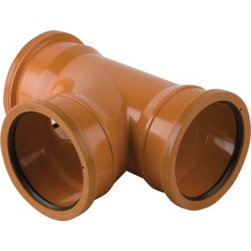 110mm Branch 87.5° - Tripple Socket (for 110mm Underground Drainage Pipe)