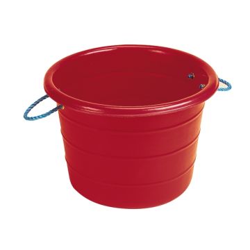 MANURE BUCKET LARGE S44 GREEN CW ROPE HANDLES HD 81 LTR  