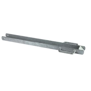 Up & Over Latch (Flat Steel) for Pair Steel Gates Galv