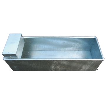 Water Trough 8' Std Fixed Box Galv (Box in Centre) 18" x 15"