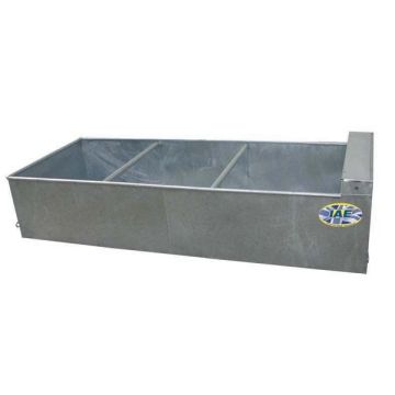 Water Trough 10'x4'x2' x/Large Section Galv c/w Integral Box