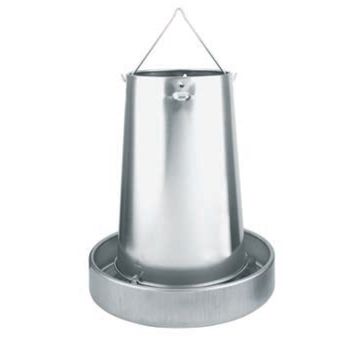 Poultry Feeder Galv With Hanging Hook