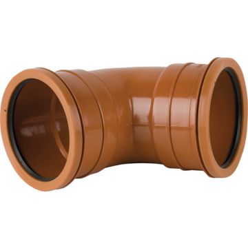 110mm Bend 67.5° - Double Socket (for 110mm Underground Drainage Pipe)