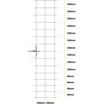 L15/120/15 Goat 50m Stockfence 48" High