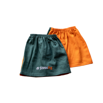 STOWAG SOX SAVERS HARLEQUIN COTTON GREEN & ORANGE