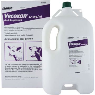 Vecoxan Oral Suspension - For Calves & Lambs - POM VPS