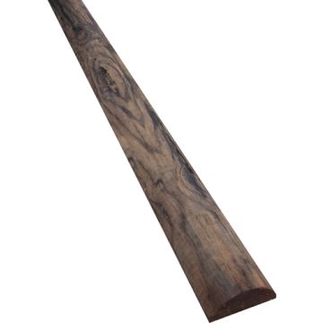 Creosoted Machined Half Round Rails - 3660 x 100mm (12ft x 4")