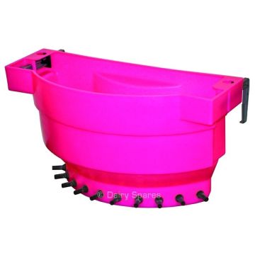 Milk Bar® 10 Lamb/Kid Feeder c/w Ezi-Lock Hooks, Black Teats (35L)