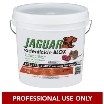 Jaguar Rodenticide Rat/Mouse Bait Blox 4kg 