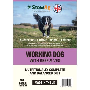 STOWAG WORKING DOG FOOD BEEF & VEGETABLE 15KG