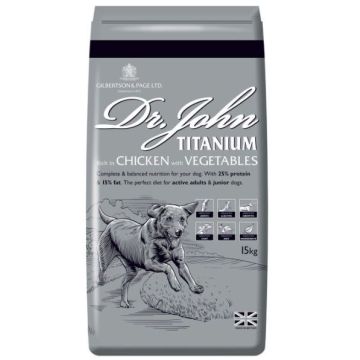 Dr John Titanium Dry Dog Food - 15kg