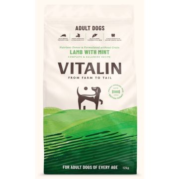 VITALIN LAMB WITH MINT 12KG GRAIN FREE