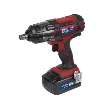 Cordless Impact Wrench Sealey ½" Drive 18V c/w 3AH Lithium Ion Battery