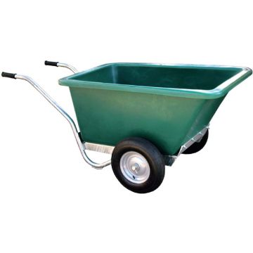 JFC Stable Twin Wheel Barrow 255L
