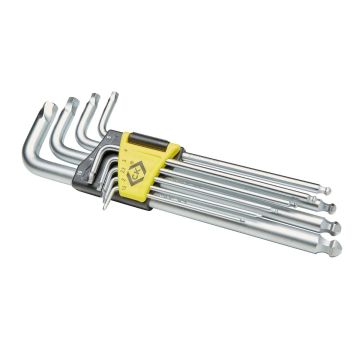 CK DAMAGED HEX SCREW RESCUE SET, 9 PIECE METRIC