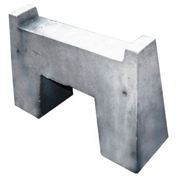Concrete Stand and Anchor Bolts for 18" Wide Troughs