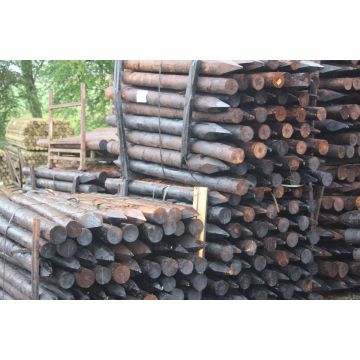 Round Pointed Creosoted Stakes