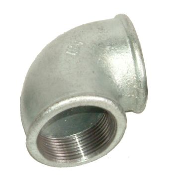 Galvanised BSP Pipe Elbows- 90°