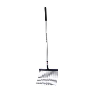 Fynalite Rubber Matting Fork for Shavings Long Handle